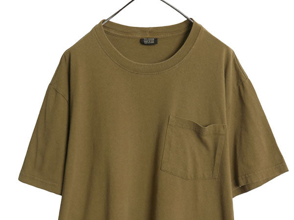 USA製 フィルソン ポケット付き 無地 Tシャツ メンズ XXL / オールド ヘビーウェイト コットン アウトドア ポケT 大きいサイズ オリーブ