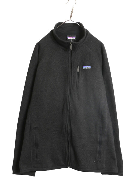 パタゴニア ベターセーター ジャケット メンズ XL 17年製 フリース セーター フルジップ ブルゾン ハイネック アウトドア 大きいサイズ 黒