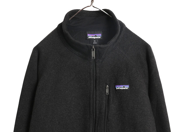 パタゴニア ベターセーター ジャケット メンズ XL 17年製 フリース セーター フルジップ ブルゾン ハイネック アウトドア 大きいサイズ 黒