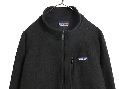 パタゴニア ベターセーター ジャケット メンズ XL 17年製 フリース セーター フルジップ ブルゾン ハイネック アウトドア 大きいサイズ 黒