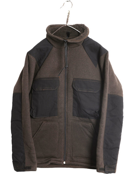 90s 米軍実物 ECWCS GEN1 裏 パイル フリース ジャケット メンズ S オールド 97年製 アーミー ミリタリー ベアー ジャンパー 軍物 ツートン
