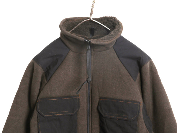 90s 米軍実物 ECWCS GEN1 裏 パイル フリース ジャケット メンズ S オールド 97年製 アーミー ミリタリー ベアー ジャンパー 軍物 ツートン