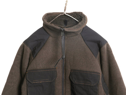 90s 米軍実物 ECWCS GEN1 裏 パイル フリース ジャケット メンズ S オールド 97年製 アーミー ミリタリー ベアー ジャンパー 軍物 ツートン