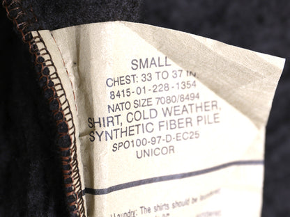 90s 米軍実物 ECWCS GEN1 裏 パイル フリース ジャケット メンズ S オールド 97年製 アーミー ミリタリー ベアー ジャンパー 軍物 ツートン