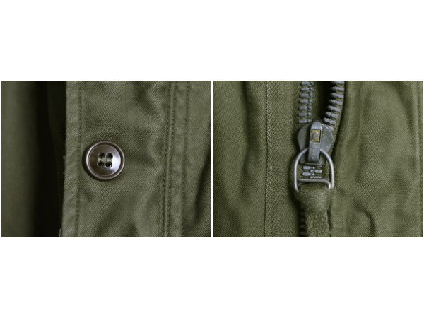 50s 米軍実物 US ARMY M-51 フィールド ジャケット MEDIUM LONG 57年製 ヴィンテージ ミリタリー 軍物 M51 ジャンパー カーキ ワッペン M65