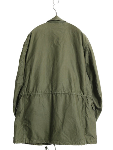 50s 米軍実物 US ARMY M-51 フィールド ジャケット MEDIUM LONG 57年製 ヴィンテージ ミリタリー 軍物 M51 ジャンパー カーキ ワッペン M65