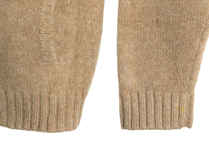 エルエルビーン フルジップ ニット セーター ジャケット メンズ XL / ドライバーズ シェットランド ウール カーディガン 大きいサイズ 無地