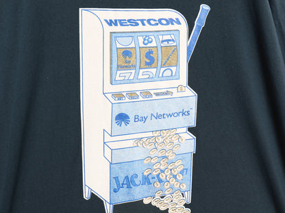 90s 企業 両面 プリント 半袖 Tシャツ メンズ XL / オールド テック イラスト グラフィック ヘビーウェイト シングルステッチ 大きいサイズ