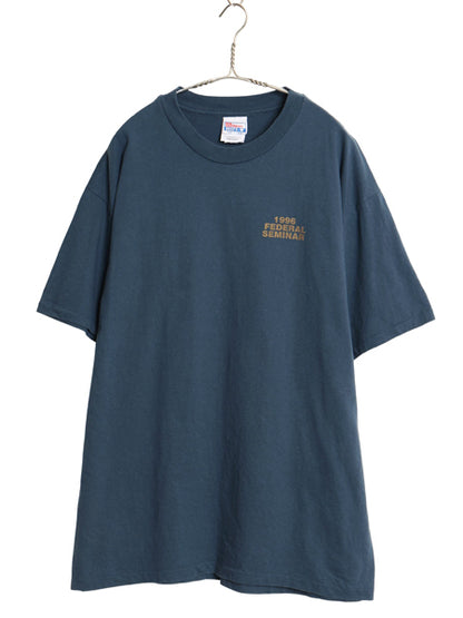 90s 企業 両面 プリント 半袖 Tシャツ メンズ XL / オールド テック イラスト グラフィック ヘビーウェイト シングルステッチ 大きいサイズ