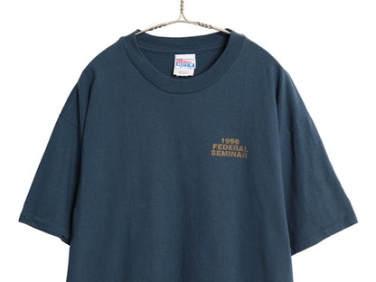 90s 企業 両面 プリント 半袖 Tシャツ メンズ XL / オールド テック イラスト グラフィック ヘビーウェイト シングルステッチ 大きいサイズ