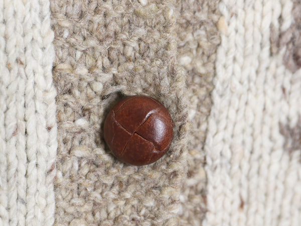 00s ローレン ラルフローレン ショールカラー ノルディック ニット カーディガン レディース L / オールド 前開き カウチン ハンドメイド