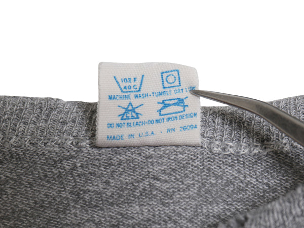 80s USA製 ★ チャンピオン 目無し 88 12 Tシャツ メンズ XL 古着 ヴィンテージ トリコタグ シングルステッチ 大きいサイズ 無地 霜降り 灰