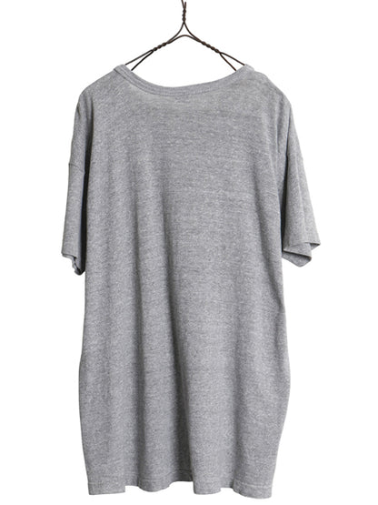80s USA製 ★ チャンピオン 目無し 88 12 Tシャツ メンズ XL 古着 ヴィンテージ トリコタグ シングルステッチ 大きいサイズ 無地 霜降り 灰