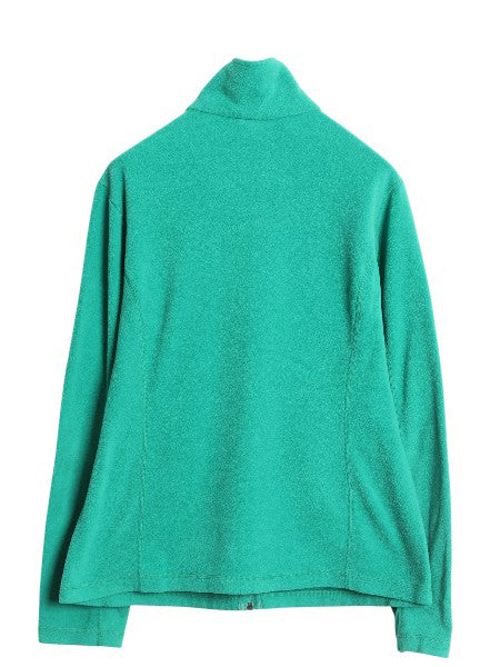 パタゴニア マイクロD フリース ジャケット レディース XL 15年製 アウトドア ブルゾン ハイネック フルジップ 大きいサイズ シンプル 薄手