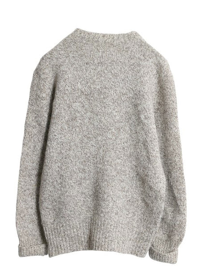 80s エルエルビーン ニット セーター メンズ M レディース L ヴィンテージ アウトドア ウール 長袖ニット クルーネック 無地 ミドルゲージ