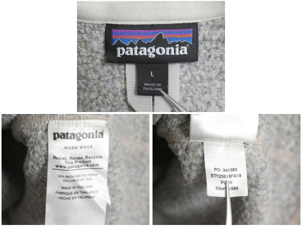 パタゴニア ベターセーター ハーフジップ レディース L / 19年製 アウトドア 裏起毛 フリース セーター プルオーバー ジャケット ブルゾン
