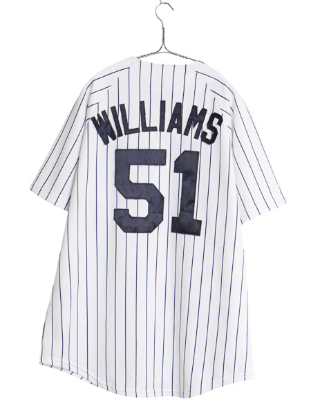 ヤンキース ベースボール シャツ メンズ XXL 程/ MLB オフィシャル マジェスティック 大リーグ ユニフォーム ジャージ 重ね着 大きいサイズ