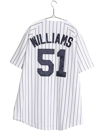 ヤンキース ベースボール シャツ メンズ XXL 程/ MLB オフィシャル マジェスティック 大リーグ ユニフォーム ジャージ 重ね着 大きいサイズ