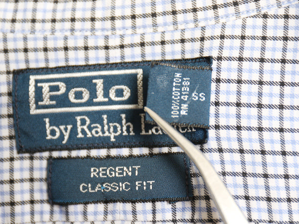 00s ラルフローレン チェック 長袖 シャツ メンズ XL オールド ポロ REGENT CLASSIC FIT コットン ワンポイント 大きいサイズ マルチカラー