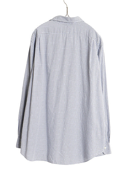 00s ラルフローレン チェック 長袖 シャツ メンズ XL オールド ポロ REGENT CLASSIC FIT コットン ワンポイント 大きいサイズ マルチカラー