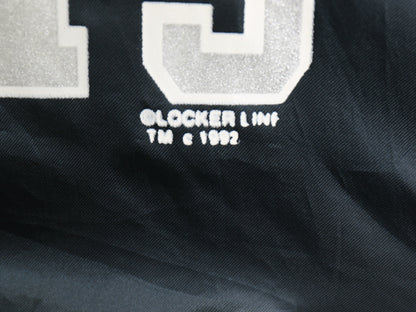 90s USA製 カウボーイズ ナイロン サテン スタジャン メンズ L / オールド NFL オフィシャル アメフト ブルゾン ジャンパー バックプリント
