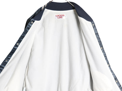 90s USA製 カウボーイズ ナイロン サテン スタジャン メンズ L / オールド NFL オフィシャル アメフト ブルゾン ジャンパー バックプリント
