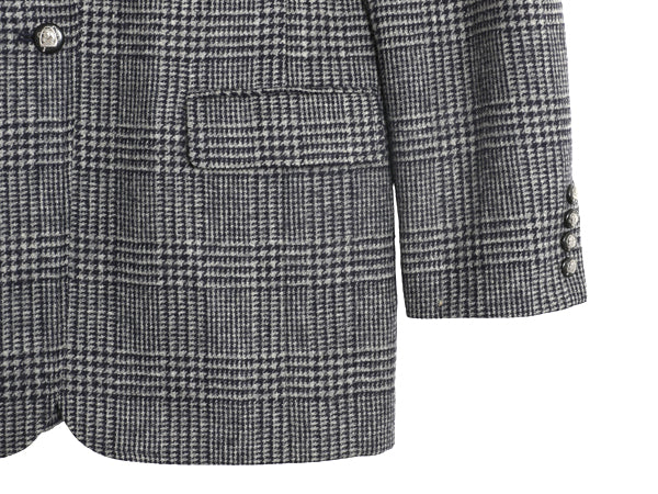 デッドストック 90s ローレン ラルフローレン ツイード テーラード ジャケット レディース XL 程/ オールド ポロ ブレザー ウール チェック