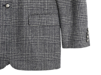 デッドストック 90s ローレン ラルフローレン ツイード テーラード ジャケット レディース XL 程/ オールド ポロ ブレザー ウール チェック