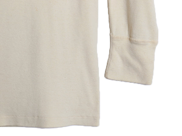 80s 米軍実物 US ARMY ヘンリーネック アンダーシャツ メンズ XL 古着 82年製 ヴィンテージ 長袖 Tシャツ サーマル リブ編み 大きいサイズ