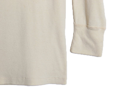 80s 米軍実物 US ARMY ヘンリーネック アンダーシャツ メンズ XL 古着 82年製 ヴィンテージ 長袖 Tシャツ サーマル リブ編み 大きいサイズ