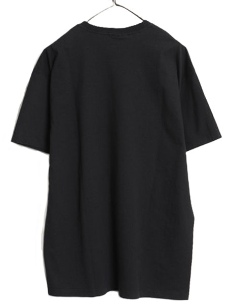 デッドストック 90s 00s ジャージーズ 無地 半袖 Tシャツ メンズ L 新品 オールド ヘビーウェイト コットン カットソー ブランク ブラック