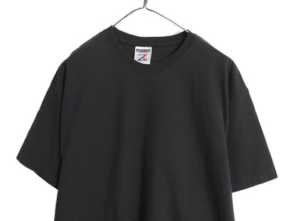 デッドストック 90s 00s ジャージーズ 無地 半袖 Tシャツ メンズ L 新品 オールド ヘビーウェイト コットン カットソー ブランク ブラック