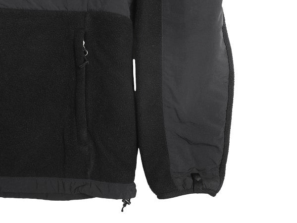 ノースフェイス フード付き デナリ ジャケット レディース L / アウトドア フリース ナイロン パーカー ジャンパー フルジップ ブルゾン 黒