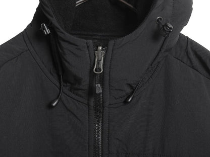 ノースフェイス フード付き デナリ ジャケット レディース L / アウトドア フリース ナイロン パーカー ジャンパー フルジップ ブルゾン 黒