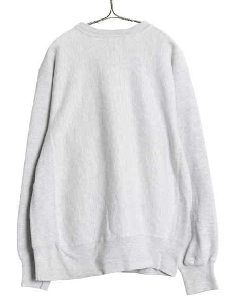 90s USA製 4段 カレッジ プリント スウェット メンズ XL / 古着 オールド トレーナー 裏起毛 リバース タイプ ヘビーウェイト 大きいサイズ
