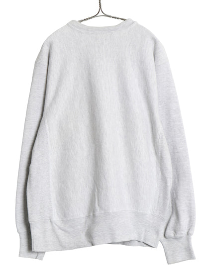 90s USA製 4段 カレッジ プリント スウェット メンズ XL / 古着 オールド トレーナー 裏起毛 リバース タイプ ヘビーウェイト 大きいサイズ