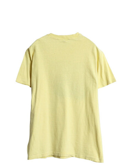 70s USA製 アニマル アート イラスト プリント Tシャツ メンズ レディース L 小さめ M ヴィンテージ キャラクター グラフィック メッセージ