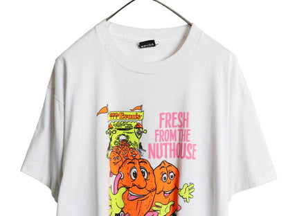 80s USA製 企業物 イラスト プリント Tシャツ メンズ XL / ヴィンテージ アート キャラクター グラフィック シングルステッチ 大きいサイズ