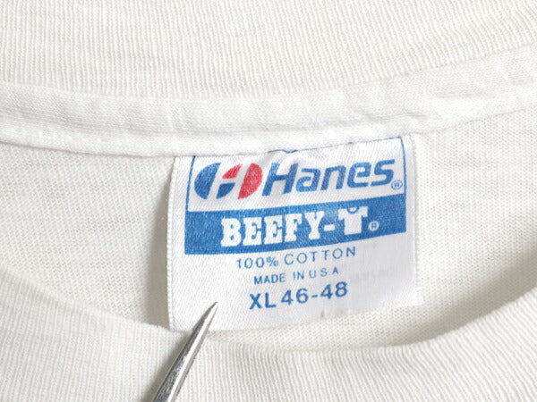 80s 90s USA製 フラワー アート イラスト プリント Tシャツ メンズ XL / ヴィンテージ 花 グラフィック シングルステッチ 大きいサイズ 白