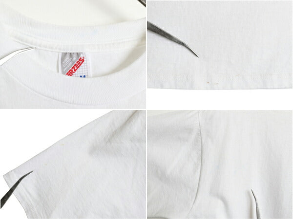90s USA製 アニマル アート イラスト プリント Tシャツ メンズ レディース M オールド ビーバー グラフィック キャラクター ヘビーウェイト