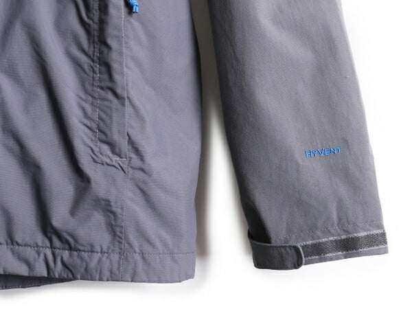 ノースフェイス HYVENT 中綿 ナイロン ジャケット メンズ L / 古着 The North Face フルジップ ブルゾン アウトドア マンパ 裏 フリース 灰