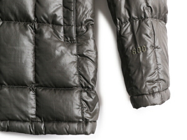 US企画 ノースフェイス ダウン ハーフ コート レディース S 古着 The North Face アウトドア ジャケット 600フィル キルティング グリーン