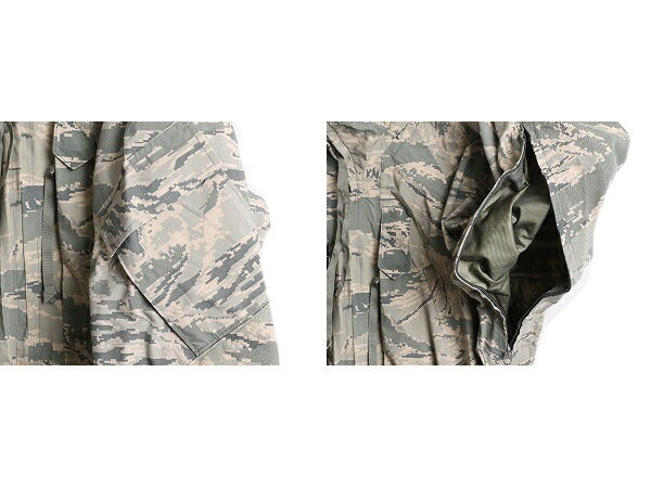 16年製 米軍実物 APECS ゴアテックス デジタル タイガーカモ 迷彩 ジャケット MEDIUM REGULAR 古着 軍物 ミリタリー USAF ABU エアフォース
