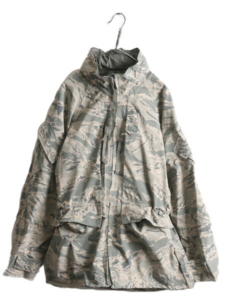 16年製 米軍実物 APECS ゴアテックス デジタル タイガーカモ 迷彩 ジャケット MEDIUM REGULAR 古着 軍物 ミリタリー USAF ABU エアフォース
