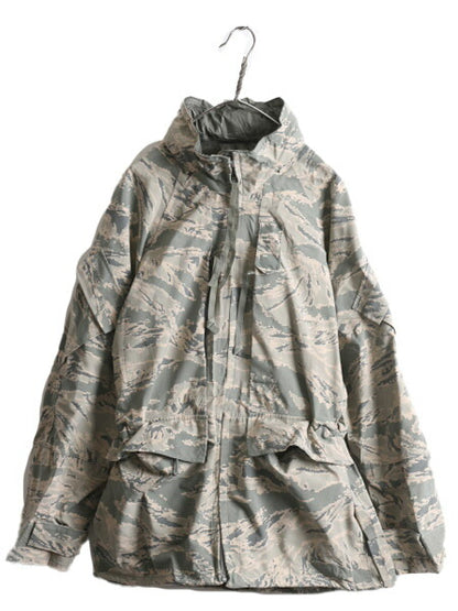16年製 米軍実物 APECS ゴアテックス デジタル タイガーカモ 迷彩 ジャケット MEDIUM REGULAR 古着 軍物 ミリタリー USAF ABU エアフォース