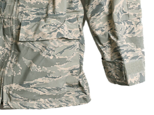 USA製 民間 APECS ゴアテックス デジタル タイガーカモ 迷彩 ジャケット SMALL REGULAR 古着 軍物 ミリタリー プロパー エアフォース 防水