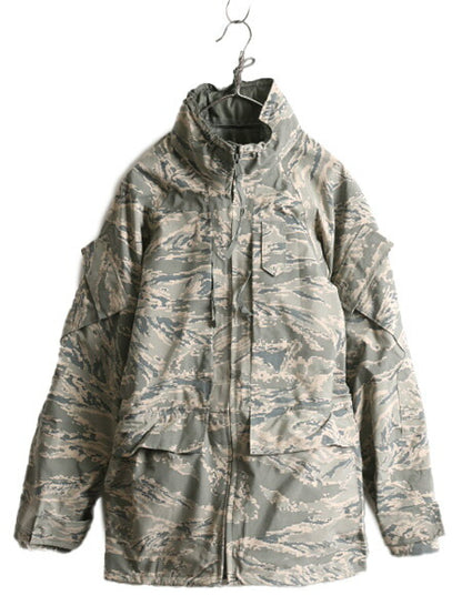 USA製 民間 APECS ゴアテックス デジタル タイガーカモ 迷彩 ジャケット SMALL REGULAR 古着 軍物 ミリタリー プロパー エアフォース 防水