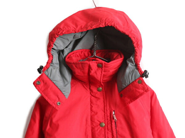 80s エルエルビーン 中綿 マウンテンパーカー ジャケット レディース S / 古着 80年代 ヴィンテージ LLBEAN アウトドア マンパ 脱着 フード