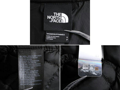 US企画 ノースフェイス 中綿 キルティング ナイロン ジャケット レディース S / 古着 The North Face サーモボール ジャンパー ブルゾン 黒