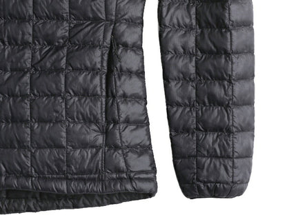 US企画 ノースフェイス 中綿 キルティング ナイロン ジャケット レディース S / 古着 The North Face サーモボール ジャンパー ブルゾン 黒